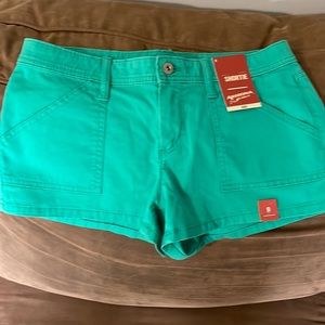 Arizona Women’s Green Shortie Shorts - Size 9